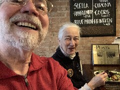 Dan Dorrough; Ruth Bennett McDougal Dorrough; Bon Ami Restaurant; Canandaigua, NY